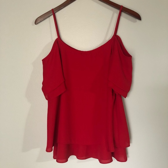 Red Ruffle Top - Picture 5 of 5